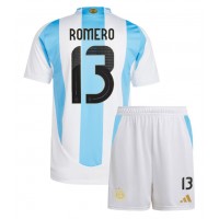 Echipament fotbal Argentina Cristian Romero #13 Tricou Acasa Copa America 2024 pentru copii maneca scurta (+ Pantaloni scurti)